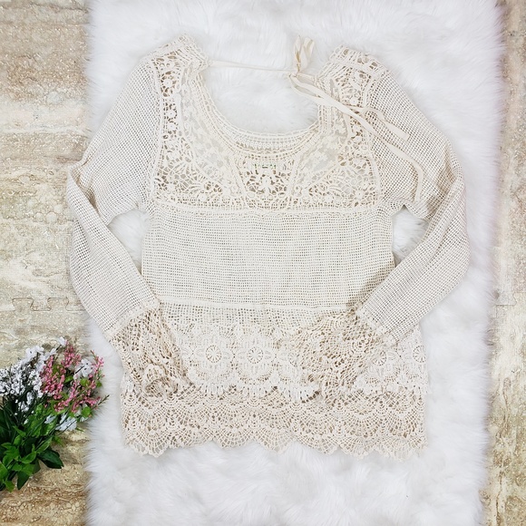 SOLD-Anthropologie Staring At Stars Crochect F08 - Picture 8 of 8